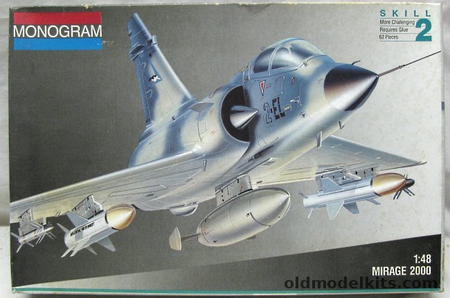 Monogram 1/48 Mirage 2000 with Exocet Missiles, 5446 plastic model kit
